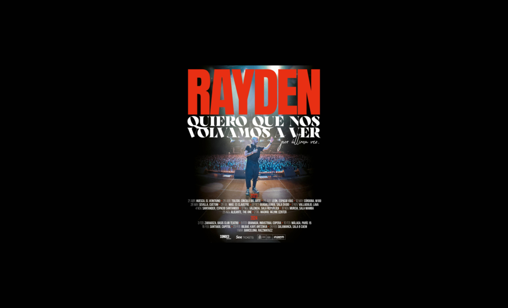 Rayden anuncia su gira de despedida por Latinoamérica